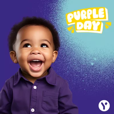 Purple Day Boy